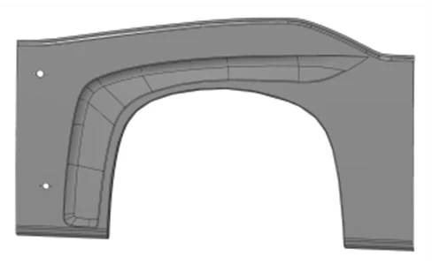 Front left arch panel 5299-401-5402502