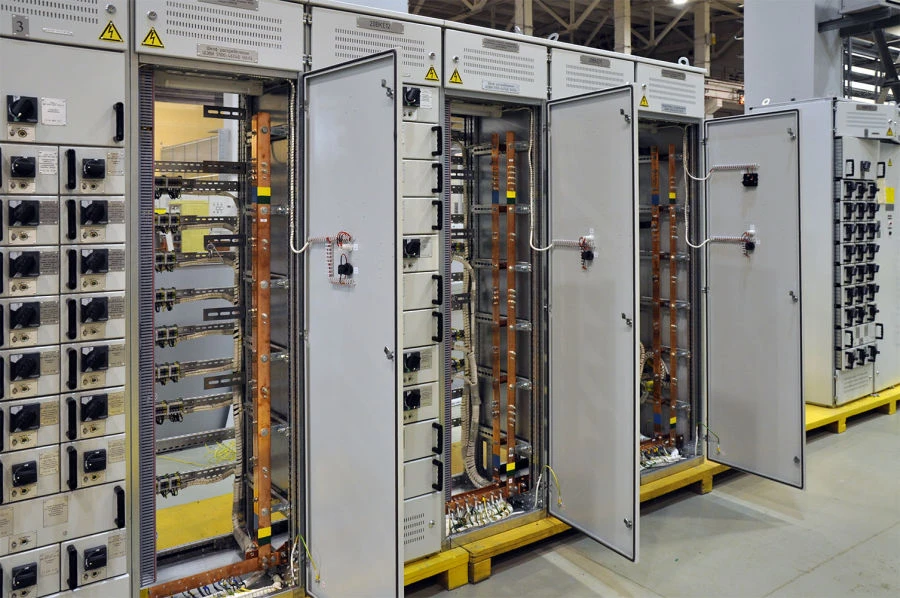 Steelwork for complete low-voltage distribution and control devices of "KUES" system. 0,4 kV switchgear