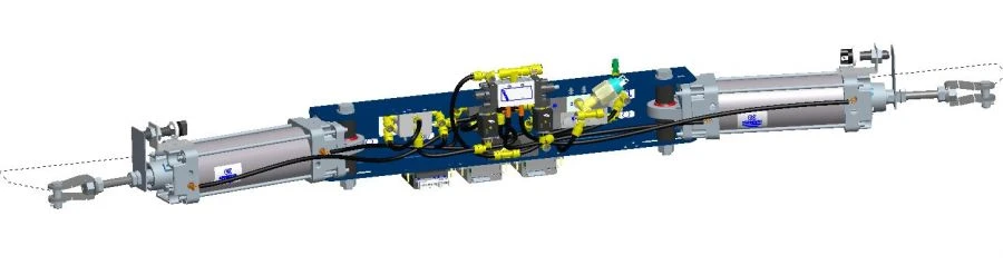 Vehicle door pneumatic actuator 40N3R63/116T1B141