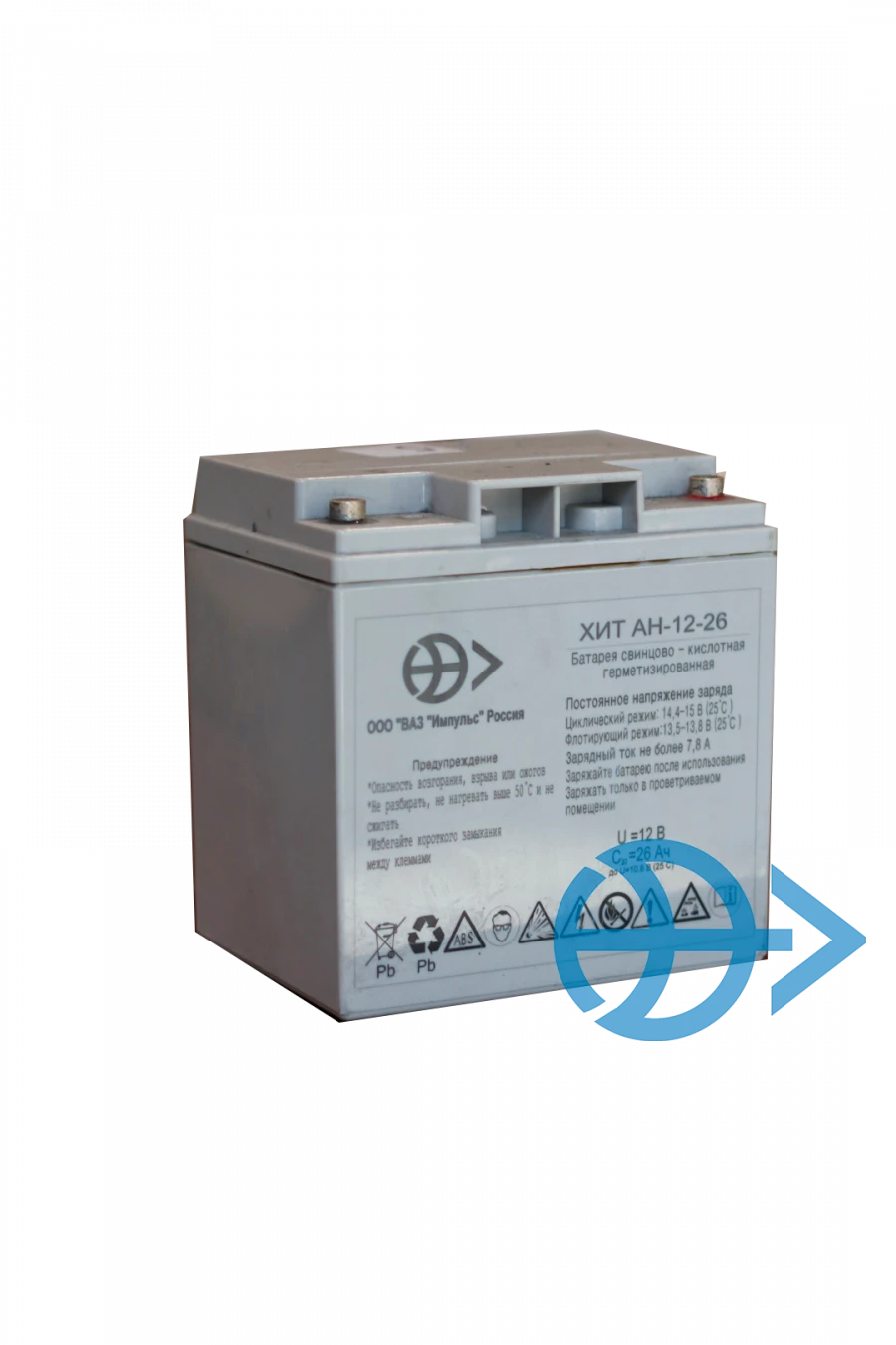 Rechargeable lead-acid stationary sealed maintenance-free battery HIT AN-12-155-F