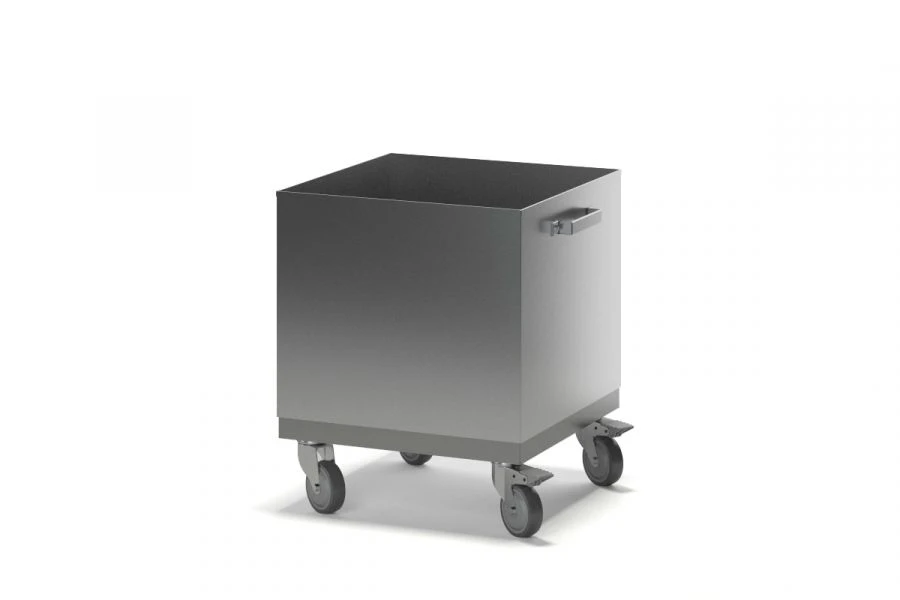 Stainless steel waste bin BM