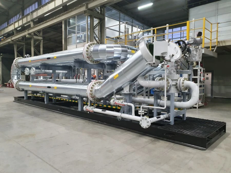 OGSB bi-directional pipe piston calibration plants