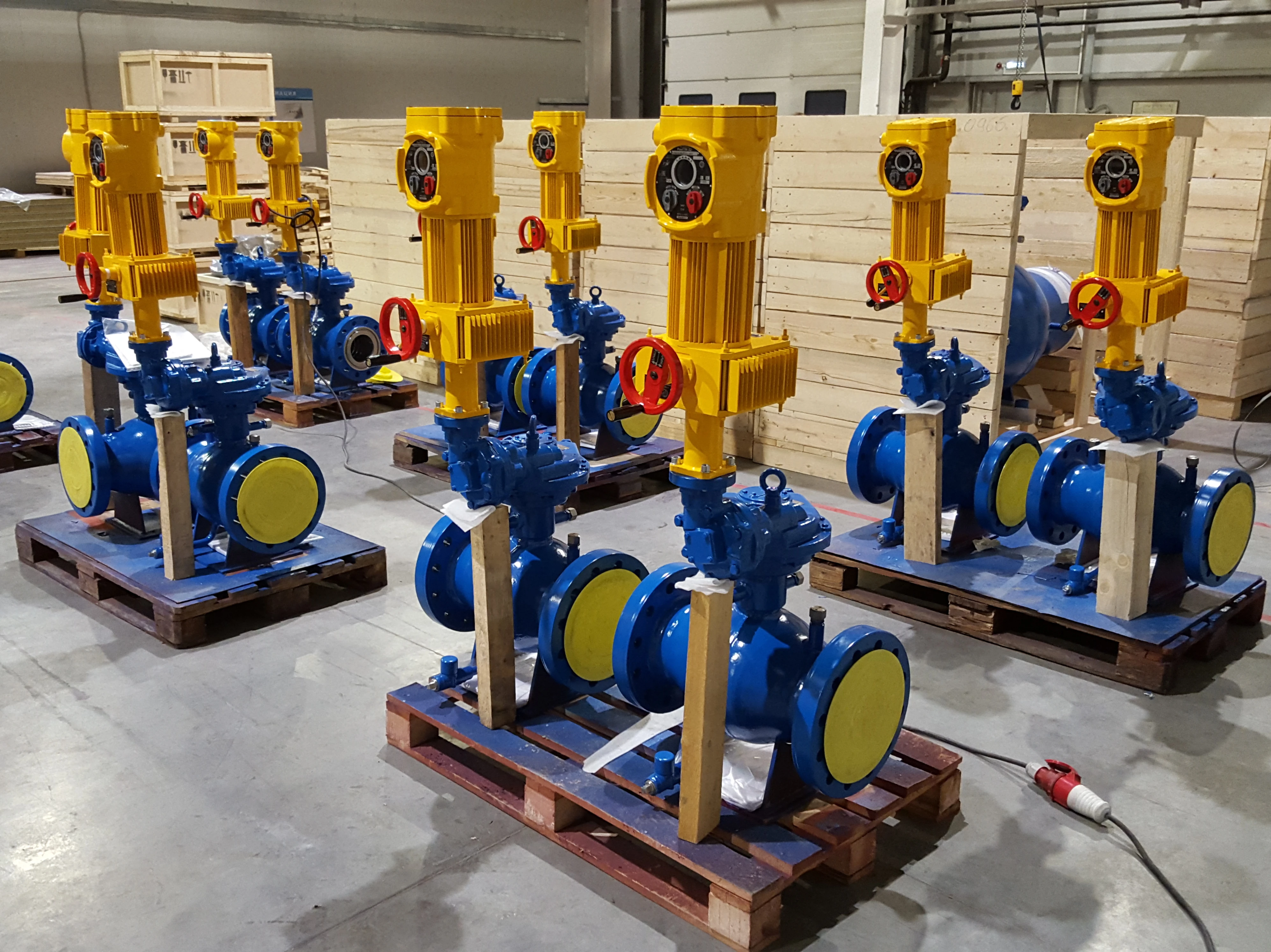 Actuators Installed on Gate Valves