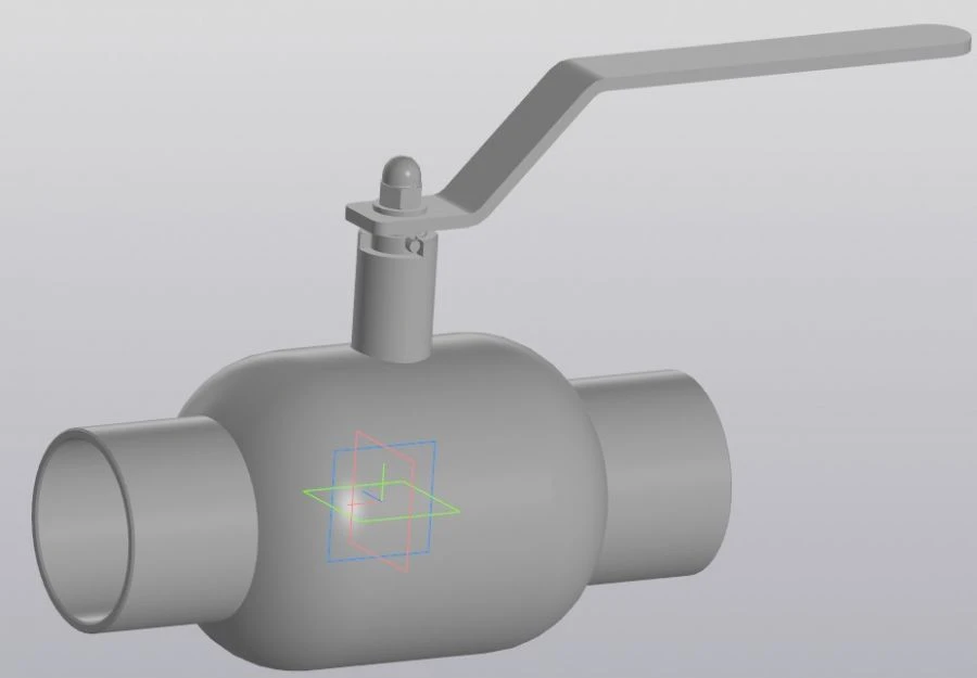 Ball valves of carbon, alloy and stainless steel, type STK-KSh.