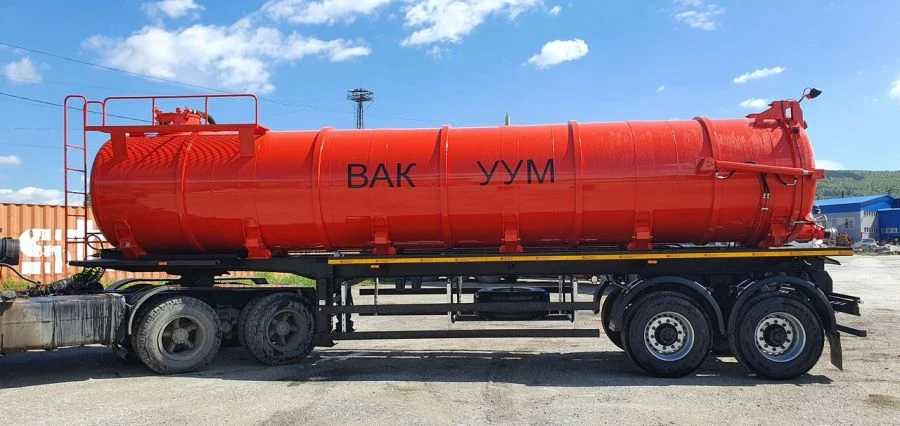 Semi-trailer-tanker for oil and gas condensate collection PPc 4671D7