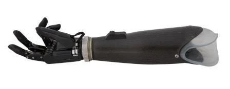 Forearm prosthesis with microprocessor control
