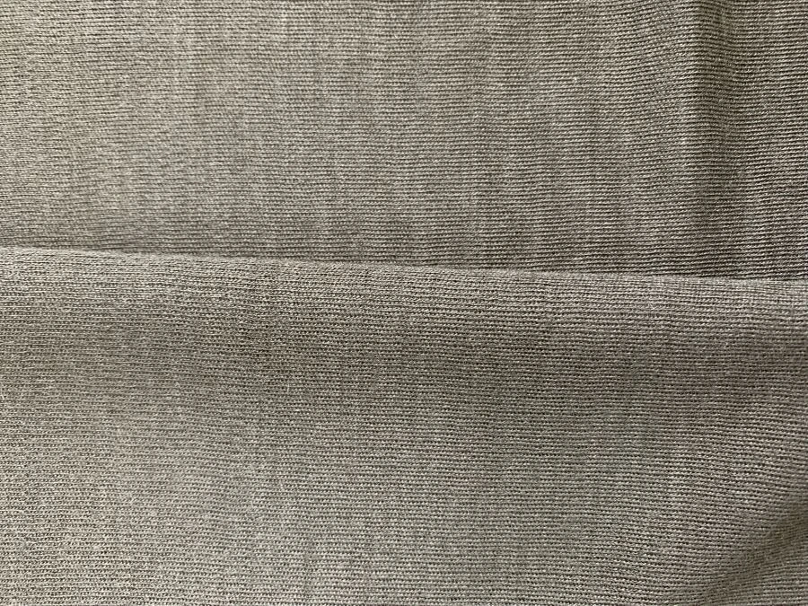 Flame retardant semi woollen knitted fabric "Damper PS 200", composition: 35% wool, 65% flame retardant viscose.