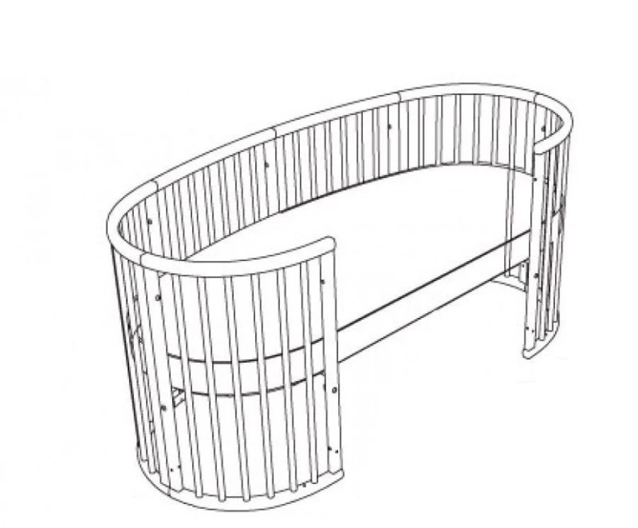 Wooden playpen for children