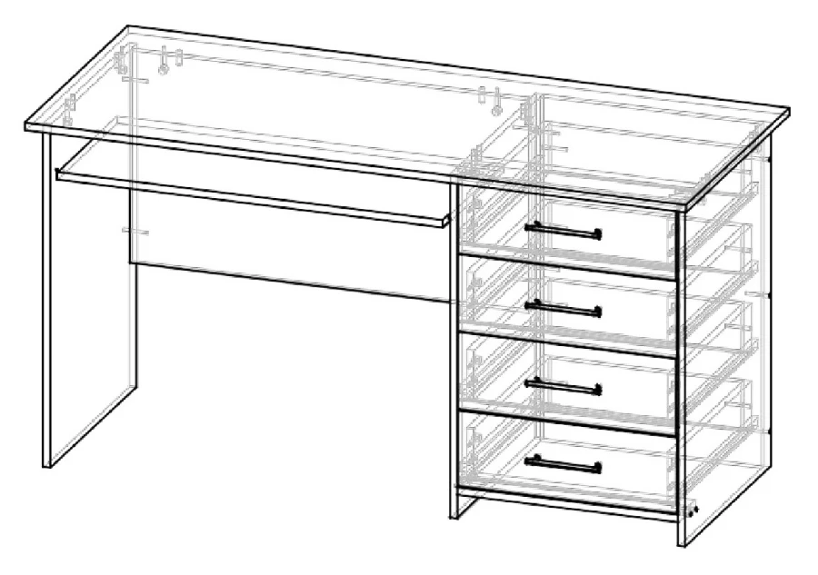 Single desk C 1 OT