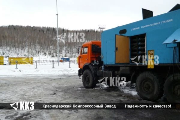 Mobile nitrogen compressor station TGA-20/251