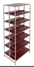 Metal shelving unit 900x570x2052 mm