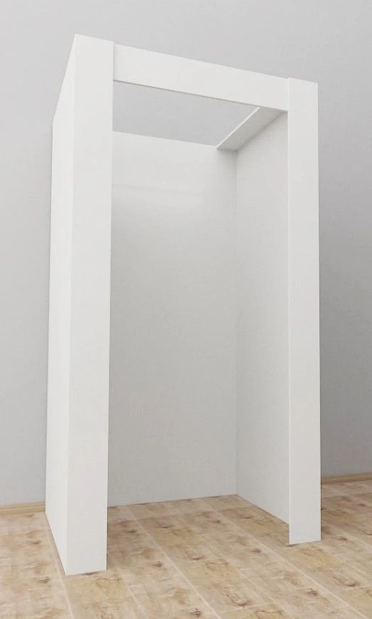 LDPE fitting room frame