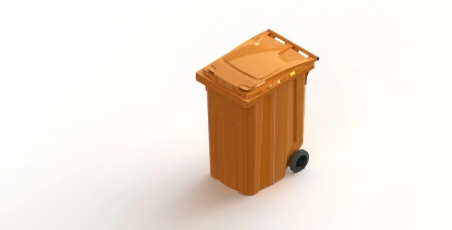 Mobile bin 360l Art.28.C29 (20.806.30.PE; 21.055.30.PE)