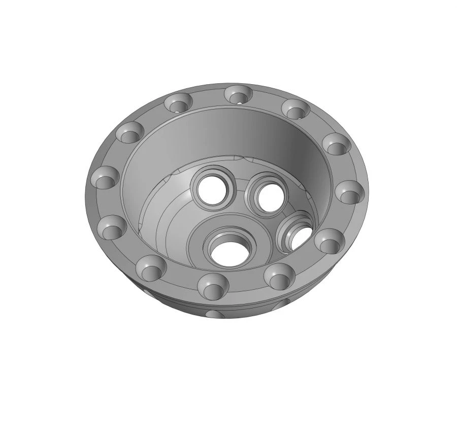 NS R cup, non-cemented, revision cup. Diameter 76 mm. Item No. 095.005.076