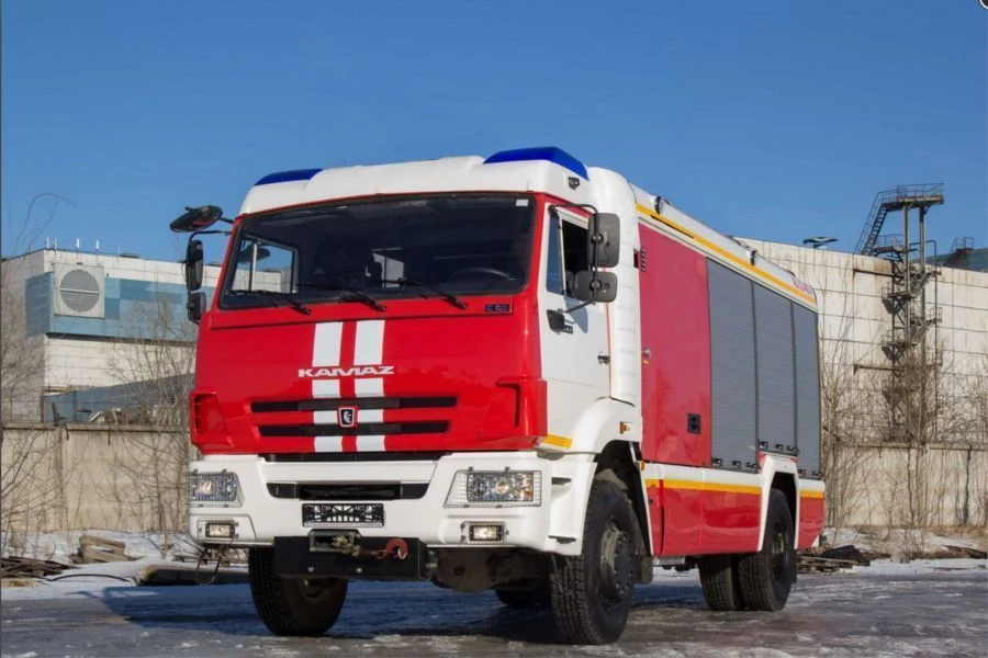 Fire pump station PNS-100, type 58812K43265, modification 58812H on chassis KAMAZ-43265-D5