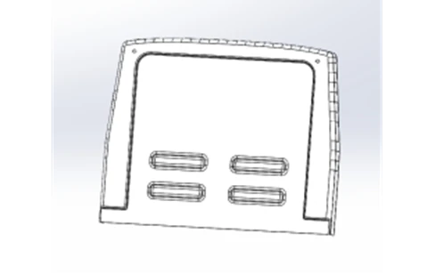 AP 4208-5303107 Rear end panel