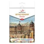 Coloured art pencils "VISTA-ARTISTA" Studio VACPS-36 Coloured pencils sharpened set 4 x 36 colour.