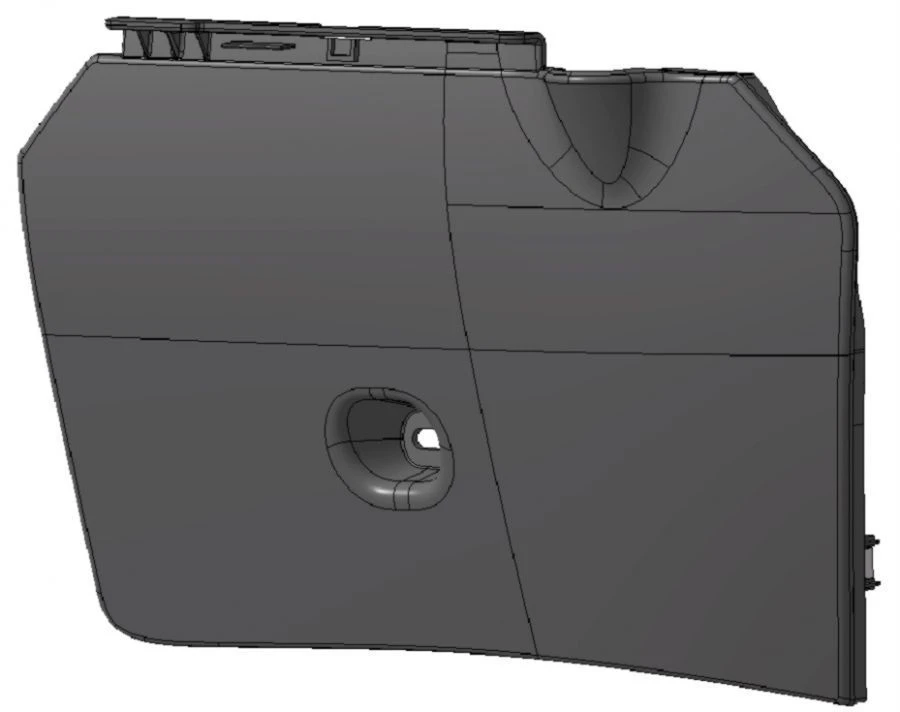 Air conditioning side cover assembly 1681935281
