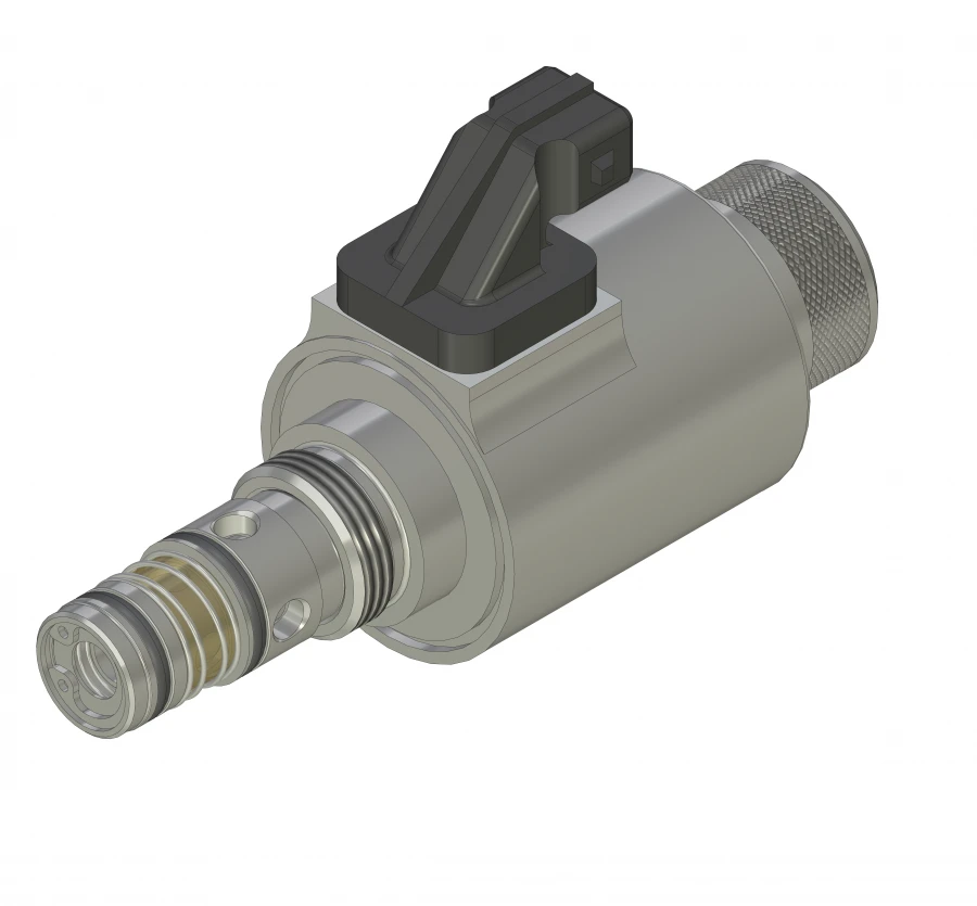 Direct acting proportional reducing valve