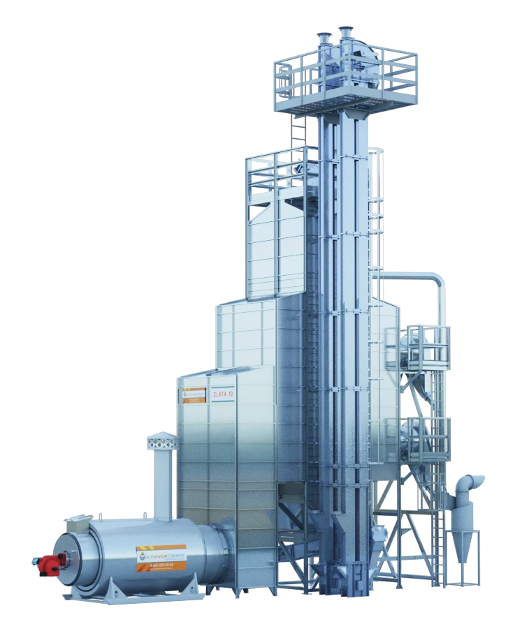 Zlata Zlata 10 modular shaft type grain dryer (direct heating, gas)