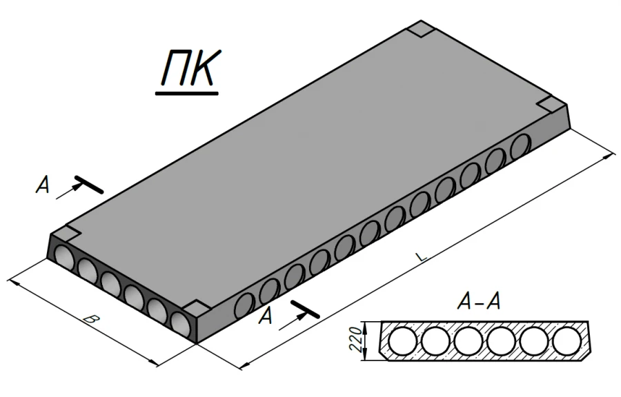 Floor slab PK60.15-8atv