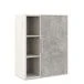 Medium cupboard with vertical niche B-tone