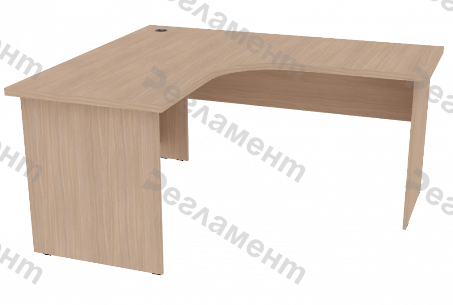 Corner table B2 900-2500x900-2500x650-950mm(WxHxH)