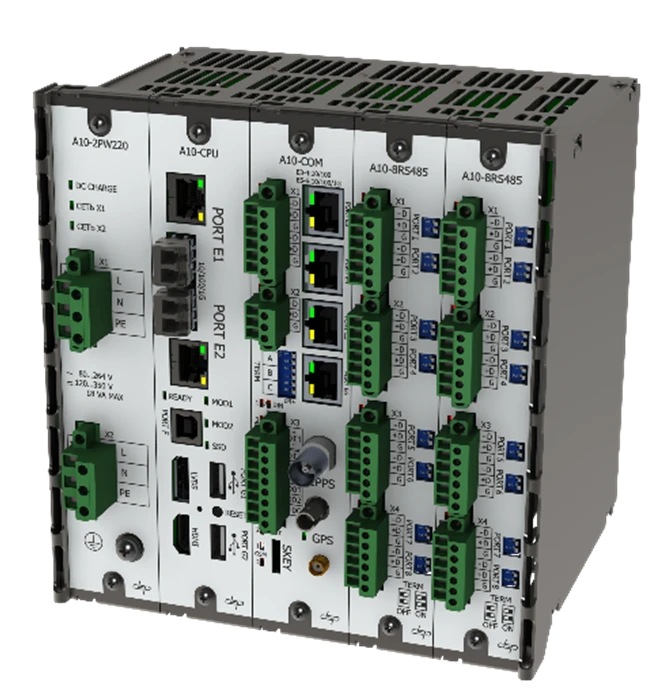Multifunctional controller "DECONT-A9E4" from the "Dekont-RTU" complex.
