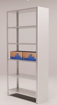 Side panel for storage rack 600, marking "MC FURNITURE".