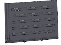 GARNITURE LAT G COFFRE AR/ Trunk side trim left 96814214ZD