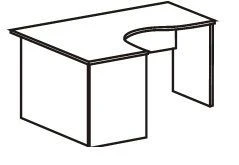Administrator's desk "Style Plus" series