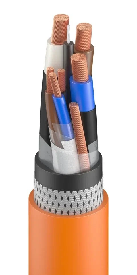 Power flexible cable shielded for voltage 1140 V, mark: KGESH