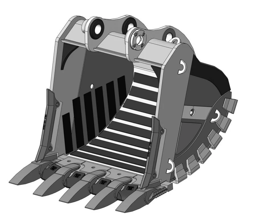 Heavy duty rock bucket RDX-83.21-H1