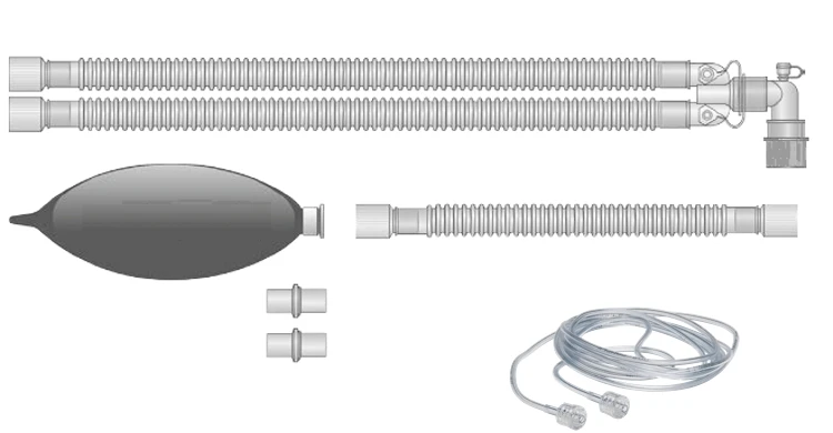 Respiratory devices for joint use with anaesthetic and resuscitation equipment, version: a