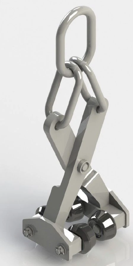 Roller track gripper