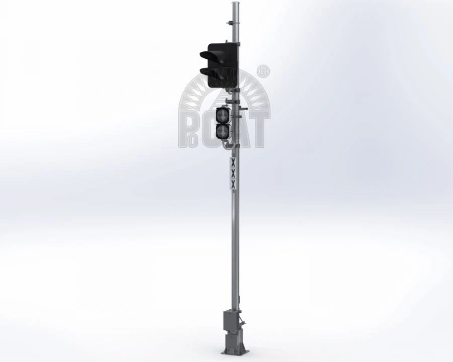 Railway mast traffic lights with LED light-optical systems (TU 32 TSSH 2141-2009)