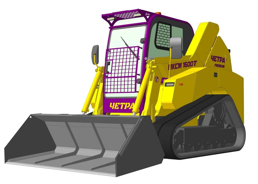 Construction frontal single-bucket tracked front loader MKSM 1600T (PG-16-01-01)