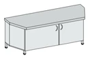 Laboratory end table and cabinet STF-6