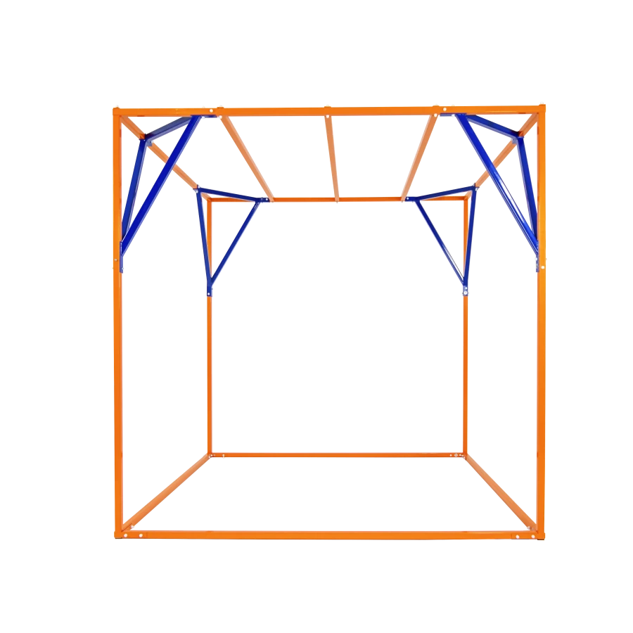 Product for the equipment of sensory-dynamic halls of the Sova Nanny trade mark: Metal structure (prefabricated and dismantled m
