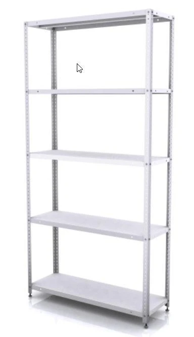Lightweight 5-shelf warehouse rack STKO-5G 930x300x1850
