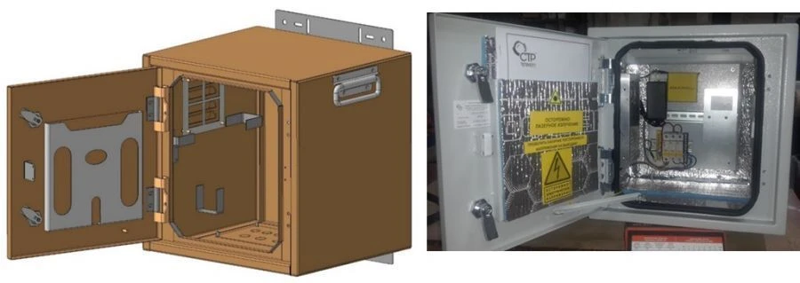 Outdoor telecommunication cabinet ???-?-400?400?400?350-MP-Rt.
