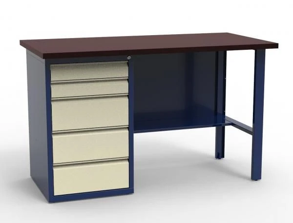 SV-1T.05.00.14.FL single-desk workbench, worktop - laminated plywood
