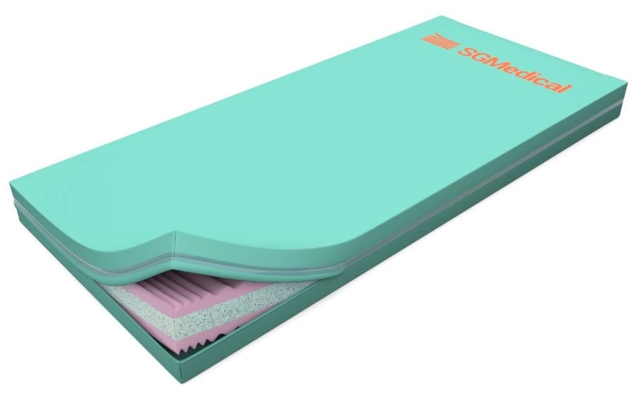 Medical anti-decubitus orthopaedic mattress according to TU 32.50.50-007-09922741-2019 Model MP - 14. Product size: length from