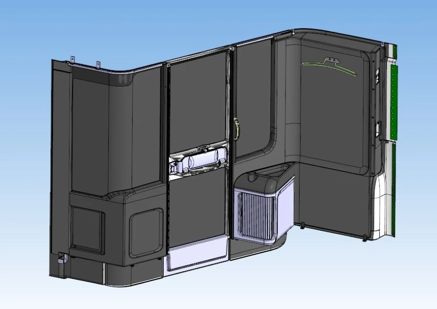 6241-03-7800000 SB Driver's bulkhead