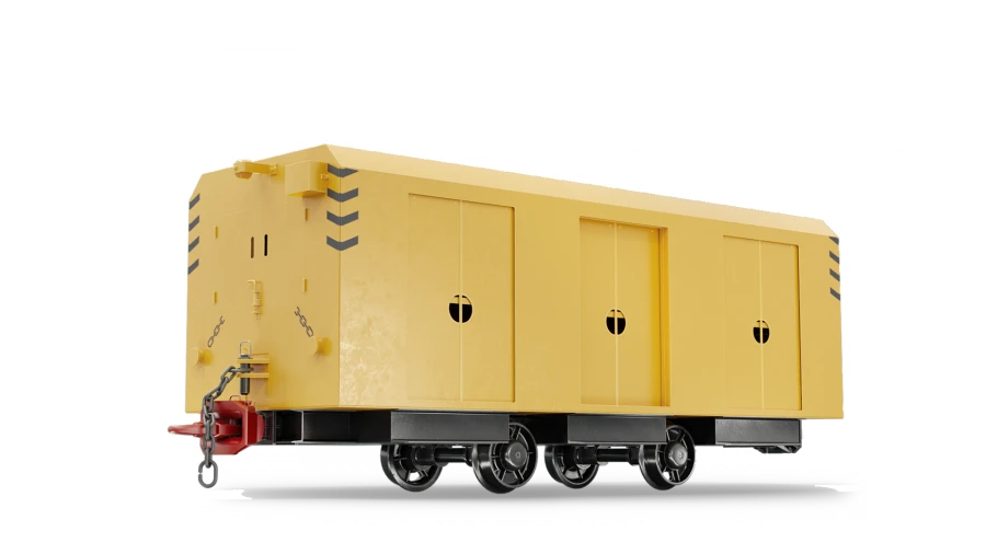 Passenger mine wagon