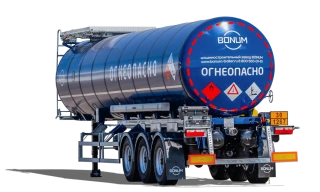 Semi-trailer tank truck BONUM 914210 (modification 914220-04) TrDs