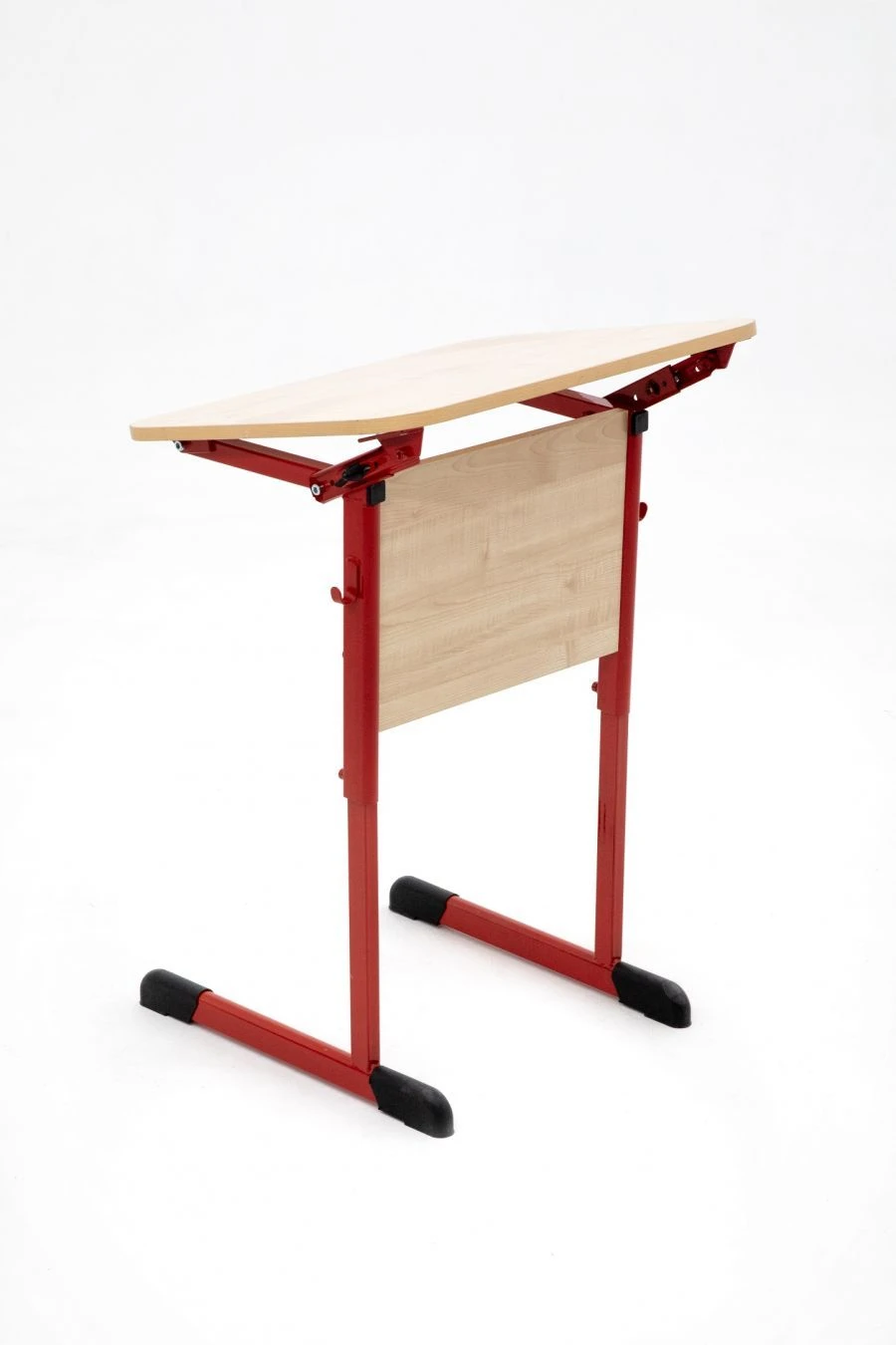 Single-seat slanting pupil's desk