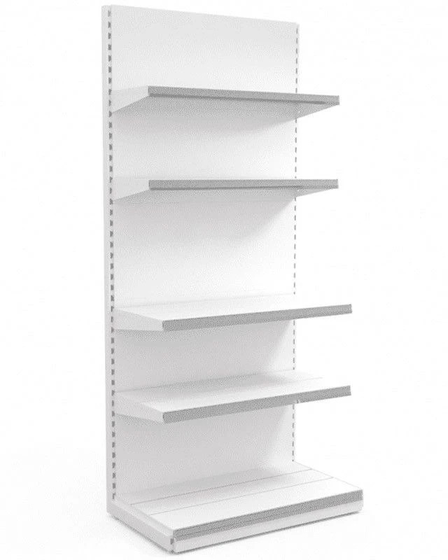 Metal commercial shelving unit