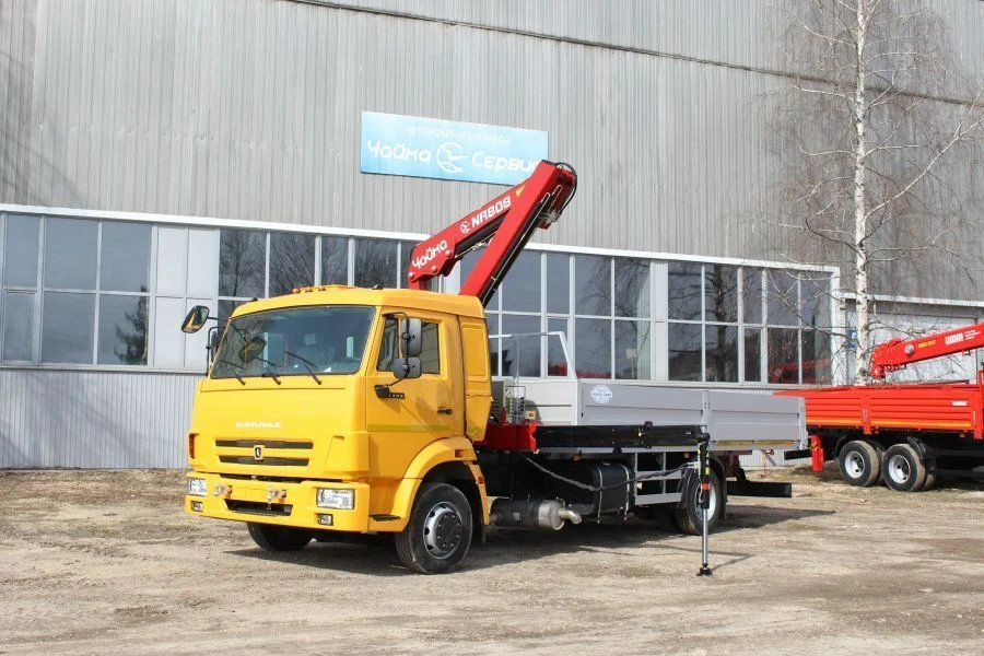 Vehicle with CMU model NR8082S produced by "Chaika-NN" LLC, modifications 2784G2, 2784G4, 2784GW, 2784GX on the base of chassis