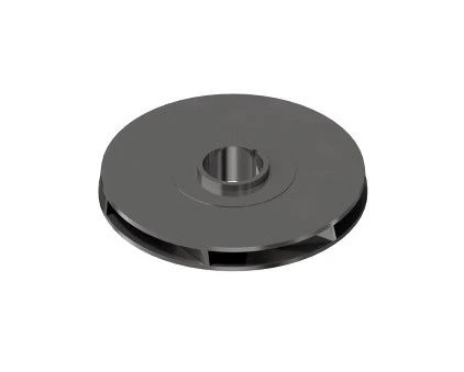 Working wheel complete with washers, floating, MT5A-80/100DP, shaft 17 mm, short hub, Niresist / IMPELLER, S/A: FL, MT5A-80DP
